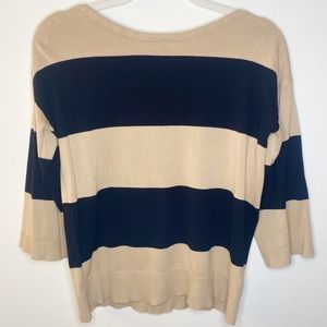Cable & Gauge Striped Sweater